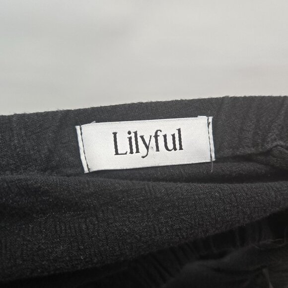 Lilyful Black Asymmetrical Stomach Cutout Jumpsuit Small (Estimated) - Picture 16 of 16